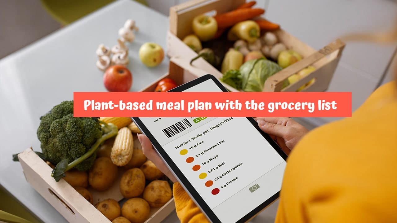 A Meal Plan with Plant-based Grocery List - Jet Fuel Meals